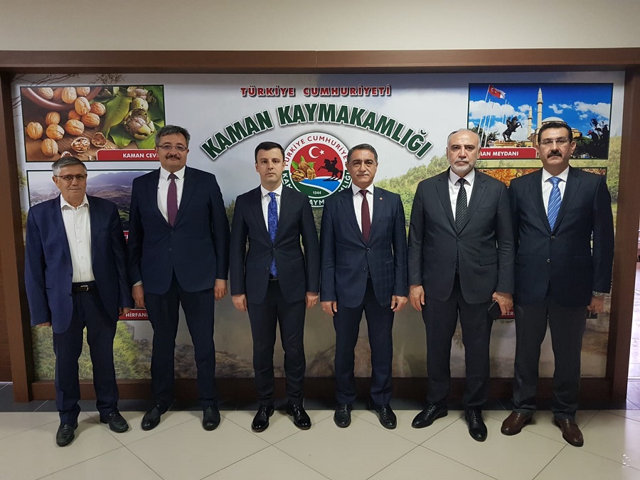 Rektör Sayın Prof. Dr. Mustafa Kasım Karahocagil, Kaymakamımız Sayın Nurullah Kaya'yı Ziyaret Etti.